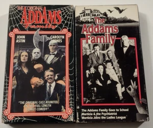 The Addams Family TV Series & Original Reunited Movie VHS Video Tape Wednesday - Picture 1 of 6