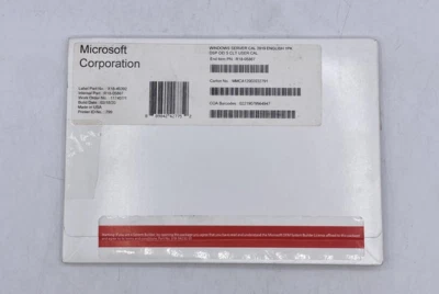 MICROSOFT OEM R18-05867 MICROSOFT SERVER 2019 5 USER CAL LICENSE - Image 1 of 4