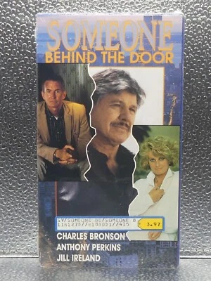 Someone Behind The Door Charles Bronson Sticker VHS New Factory Sealed Videotape - Image 1 of 4