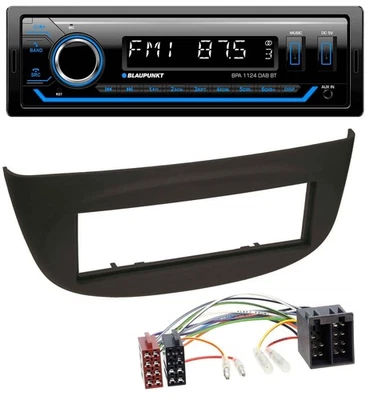 Blaupunkt Bluetooth USB DAB MP3 Autoradio für Renault Twingo (07-12) schwarz - Bild 1 von 4