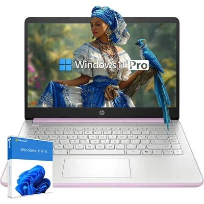 HP 14" Laptop computer Win11Pro 3.6GHz Intel Processor N150, UpTo 16GB RAM 384GB - Image 1 of 4