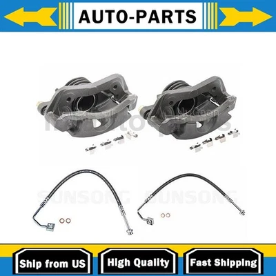 Juego de 4 pinzas de freno con mangueras para Kia Sportage 2,0 L Foto 1 de 4