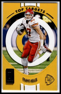 ** 2017 Donruss #15 Travis Kelce Top Targets ** - Image 1 of 2