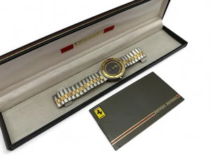 FERRARI FORMULA WATCH | UHR | SWISS MADE | CARTIER SERIES | NEVER USED | IN BOX - Picture 1 of 12