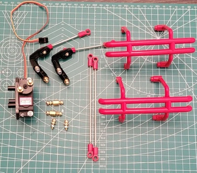 Servo de dirección Tamiya Super Clod Buster parachoques, servo ahorradores Foto 1 de 4