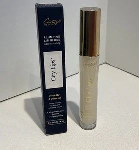 City Beauty Plumping Lip Gloss: Clear. Instant Plumps, Hydrates & Smooth Lips - Picture 1 of 7