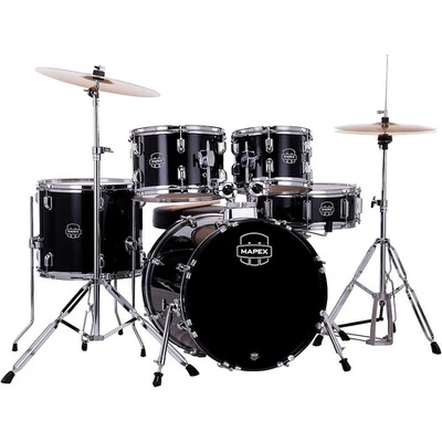 Mapex Comet 5 件鼓套件带 18 英寸低音鼓深黑色 — 第 1/3 张图片