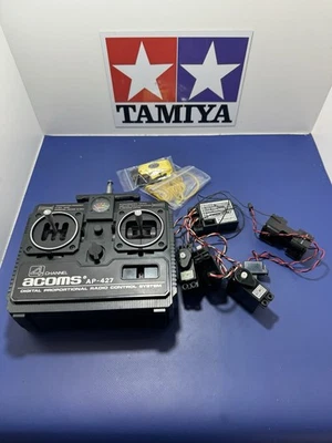 Acoms Vintage Ap427 Set Unused Rc Car Radio Gear 27mhz Hilux Blazer Bruiser 3spd - Image 1 of 4