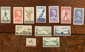 Italian East Africa Stamps (Unused H, HR) 1938-1942 - Imagen 1 de 5