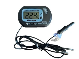 Digital LCD Thermometer for aquariums / Fish Tanks - Picture 1 of 4