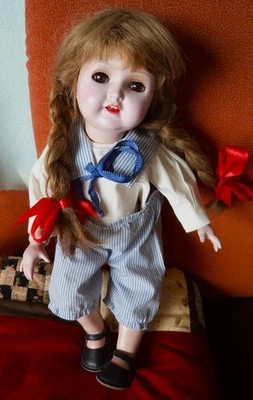 Wernicke Puppe .. K&W  König & Wernicke  .. Schlafaugen ,  40 cm - Bild 1 von 4