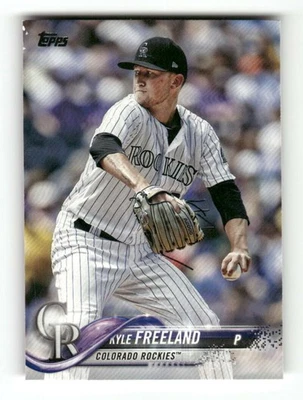 2018 Topps #586 Kyle Freeland NM++ Rockies BXCP55 - Image 1 of 2