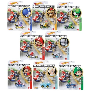 Mario Kart Hot Wheels 2025 Mix 5 Vehicle Case of 8 includes Rosalina Read Below - Picture 1 of 11