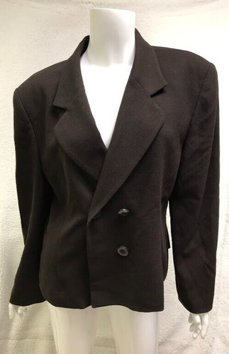 Giacca blazer donna doppiopetto marrone Christian Dior