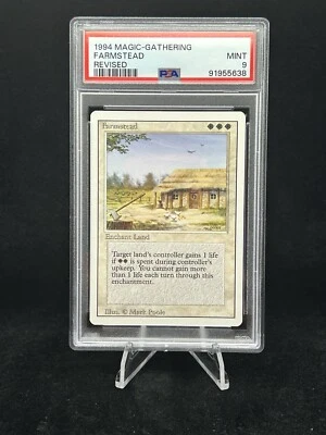 FARMSTEAD Revised 1994 Magic The Gathering MTG PSA 9 MINT TCG 🔥Reserved List🔥 - Image 1 of 4