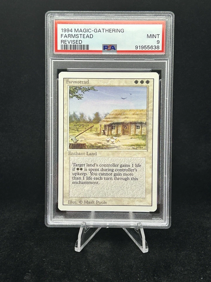 FARMSTEAD Revised 1994 Magic The Gathering MTG PSA 9 MINT TCG 🔥Reserved List🔥 - Image 1 of 4