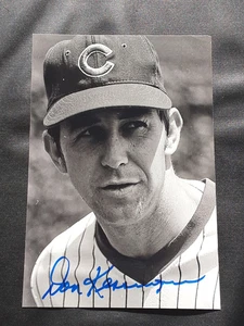 DON KESSINGER CHICAGO CUBS STAR SHORTSTOP SIGNED AUTOGRAPHED 4x6 GLOSSY PHOTO - Picture 1 of 2