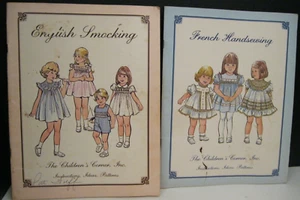FRENCH HANDSEWING & ENGLISH SMOCKING THE CHILDREN'S CORNER, INC. 1981 SOFTCOVERS - Picture 1 of 6