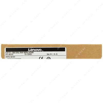 IBM-Lenovo 8GB DDR3L PC3-12800 SODIMM Factory Sealed Laptop Memory RAM (0B47381) - Image 1 of 3