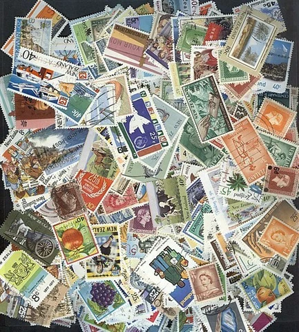 NEW ZEALAND 1000 ALL DIFFERENT USED COLLECTION BARGAIN (ID:Silver1000) Cover