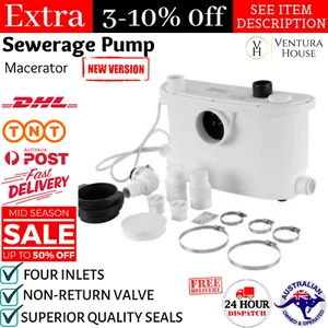 Macerator Sewerage Pump Waste Toilet Sewage Water Disposal Cleaner Pumps System - Picture 1 of 12