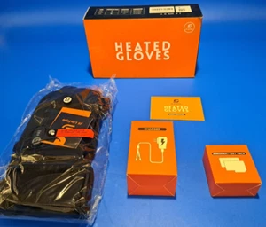 JS Lifestyle Heated Gloves with 7.4V 3000mAh Rechargeable Battery Women Sz M - Picture 1 of 4