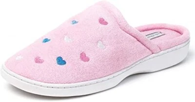 NUEVO Kushy Shoo Mujer Zapatillas Clásicas Terry Zueco Sin Cordones Zapatos de Casa para Mujer Foto 1 de 4