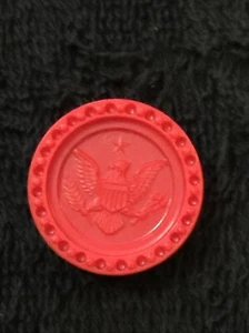 Vintage Milton Bradley Connect Four Replacement Star Eagle Checkers Red 74-77 - Picture 1 of 2