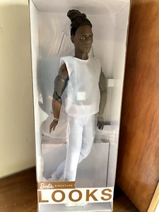Barbie Signature Looks Model #4 Ken Doll AA Braids Made To Move - Picture 1 of 6