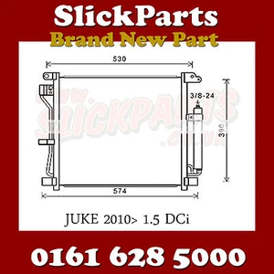 RADIADOR CONDENSADOR AIRE ACONDICIONADO NISSAN JUKE 1.5 DCI 2010 > *NUEVO* - Imagen 1 de 1