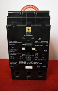 SQUARE D EJB34050 50AMP 480V 3P Bolt On Circuit Breaker SHIPS SAME DAY - Picture 1 of 2