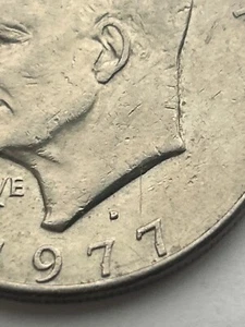 1977 D Silver Dollar  Liberty Eisenhower Coin - Picture 1 of 5