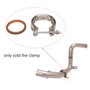 Exhaust Pipe Modified Fxing Clamp + Gasket for Duke 390 125 250 RC390 2017-2020 - Picture 1 of 7
