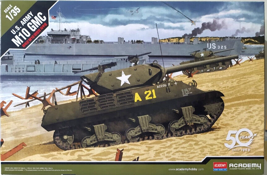 ACADEMY 1:35 KIT CARRO ARMATO U.S. ARMY M10 GMC CON  FOTOINCISIONI   A RT  13288 - Immagine 1 di 1