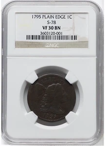 1795 1C S-78 NGC VF30 - Picture 1 of 2