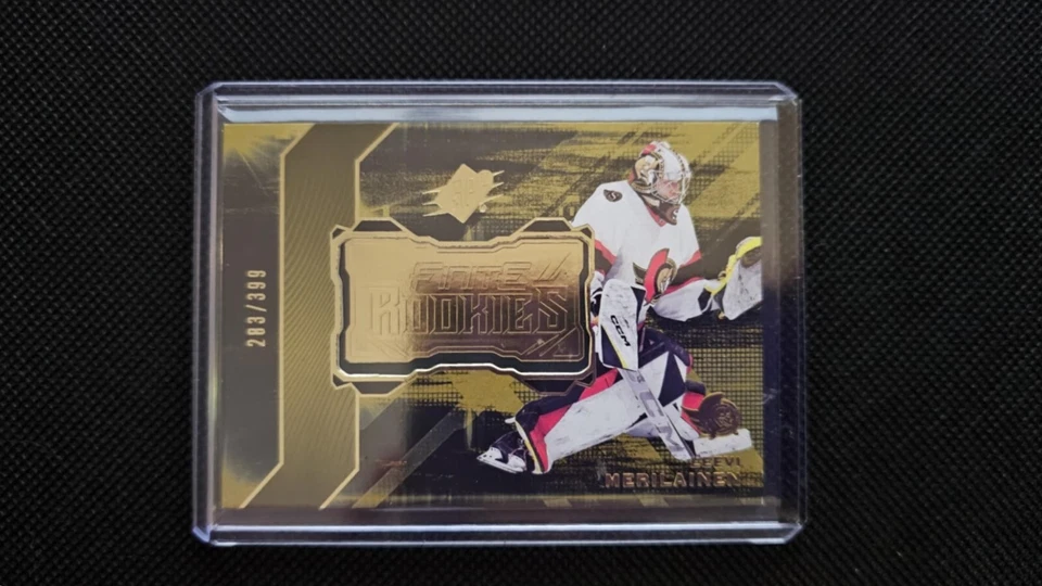 2023-24 SPx Finite Rookies Leevi Merilainen Ottawa Senators #F-44 283/399 - Image 1 of 2