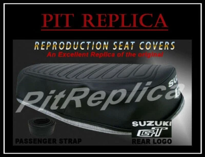 NEW SUZUKI GT750 L/M/A/B 1974 1975 1976 1977 *HEAT EMBOSSED* SEAT COVER [3TTAO] - Image 1 of 4