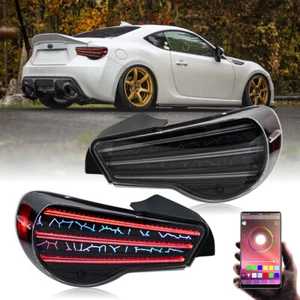 RGB LED Tail Light For Toyota 86/Subaru BRZ/Scion FR-S 2012-2020 Rear Lamps Pair - Bild 1 von 24