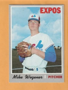 Mike Wegener Montreal Expos 1970 Topps #193 Englewood Colorado - Imagen 1 de 2