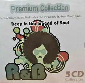 Legends of SOUL R&B 5 CD BOX, 60 Tracks,Marvin Gaye,Aretha Franklin,Temptations - Picture 1 of 7