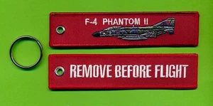 F-4 Phantom II RBF embroidered fob/luggage tag - New - Picture 1 of 1