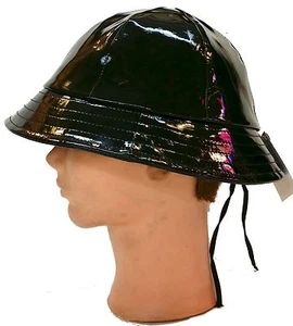 Damen Mädchen Regenfest Bell Bucket Faltbar Reise Kappe Mütze Kappe Schwarz - Bild 1 von 5