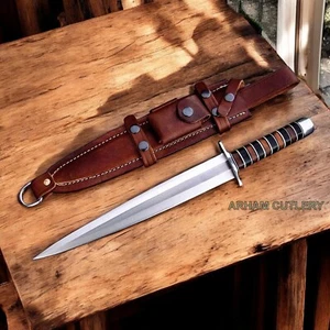 17" Handmade D2 Steel Blade Viking Troll-Burster Toothpick Queen Knife | Camping - Picture 1 of 6