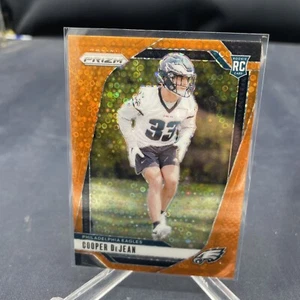 2024 Panini Prizm - Cooper Dejean Orange Disco RC #321 Eagles - Bild 1 von 2