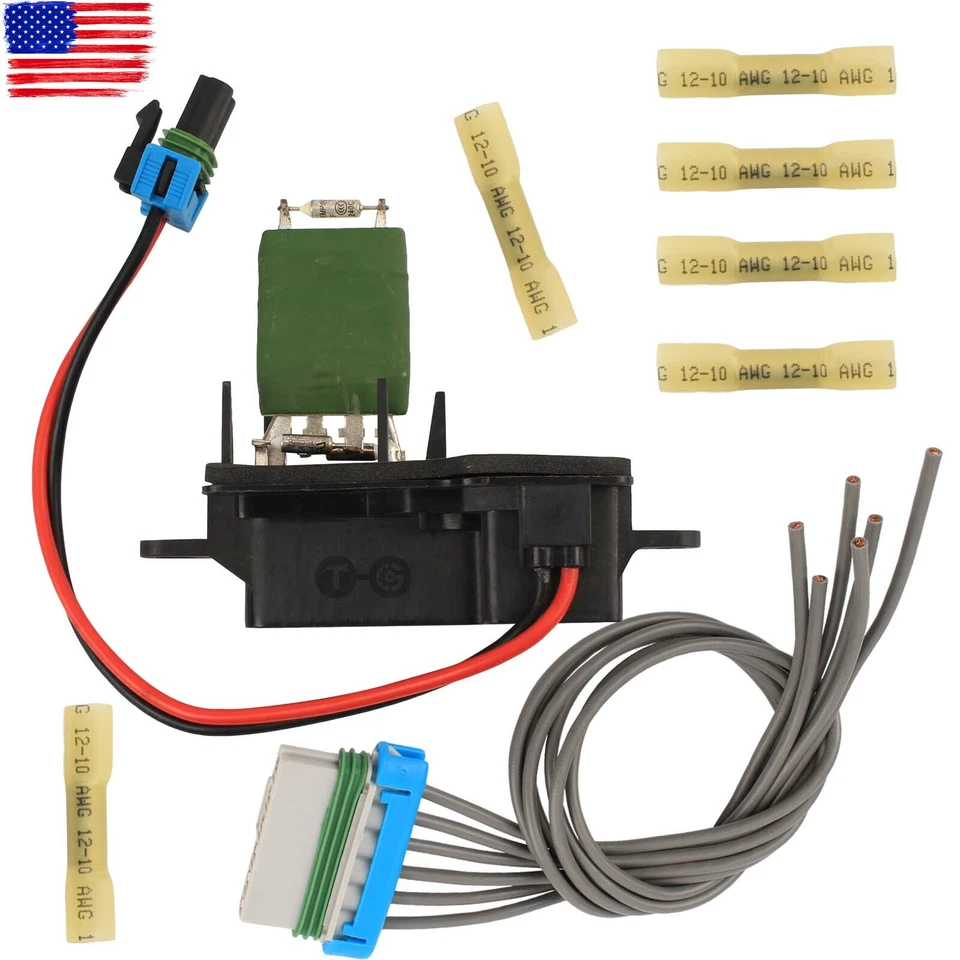 Kit de resistencia de motor soplador HVAC delantero para Chevrolet Express GMC Savana 1500 96-12 Foto 1 de 4