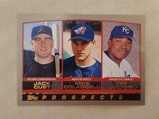FREE SHIPPING 2000 Topps Limited #202 Jack Cust/Mike Colangelo/Dee Brown #202
