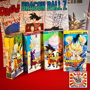 Lot 4 Set Super Famicom Dragon Ball Butoden 1 2 3 Hyper Dimension SFC SNES Japan - Picture 1 of 19