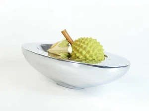 Aluminium Schale "Oval" M - Doppelwandig, Dekoschale, Tischdekoration - Bild 1 von 1