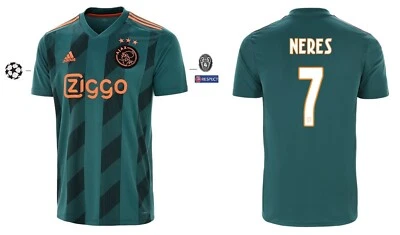 Trikot Adidas Ajax Amsterdam 2019-2020 Away UCL - Neres 7 I Champions League - Bild 1 von 4