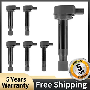 Ignition Coil 6Pcs For Honda Accord Odyssey Acura TL CL RL 3.7L 1999-2010 UF242 - Picture 1 of 10